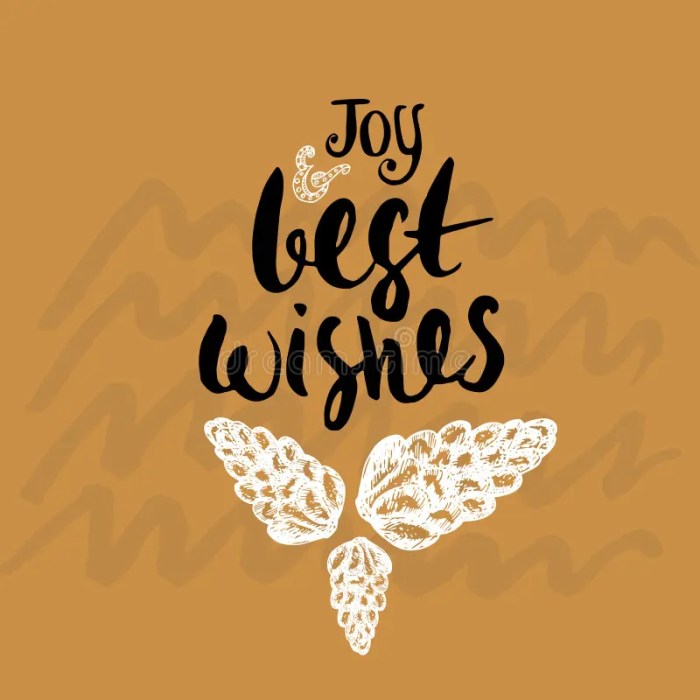 Joy And Best Wishes - Holiday Unique Handwritten Lettering Made With ...