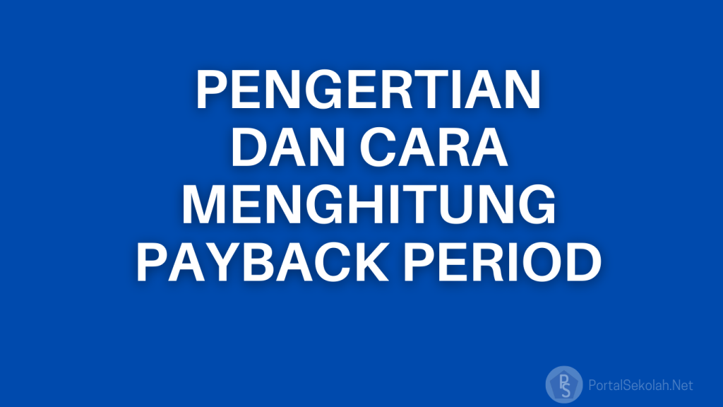 rumus payback period