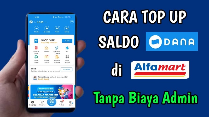 Cara Top Up Dana di Alfamart