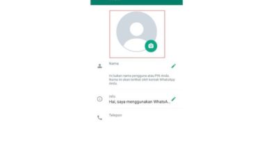 Cara Mudah Membuat Foto Profil WhatsApp Kosong