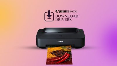 Inilah Cara Download Driver Printer Canon IP2770 di Windows 11,10