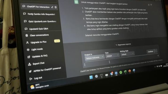 Fitur-Fitur ChatGPT (Sumber: Open AI)