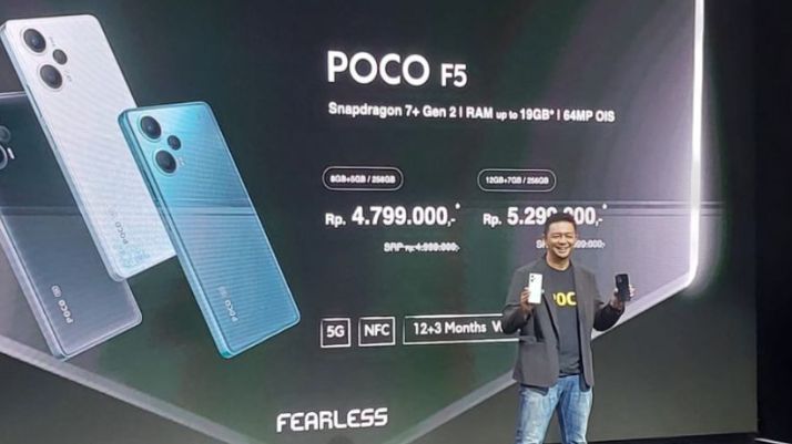 Harga dan Spesifikasi Poco F5 di Indonesia (Sumber: Poco)