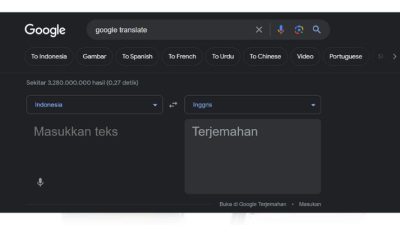 Inilah 10 Website Penerjemah Bahasa Inggris (Sumber: g.Translate)